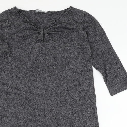 Marks and Spencer Womens Grey   Jumper Dress  Size 12