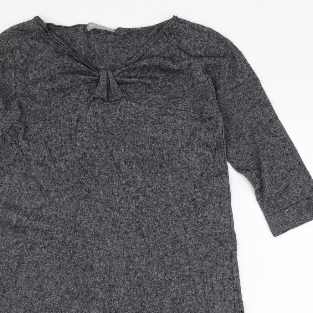 Marks and Spencer Womens Grey   Jumper Dress  Size 12