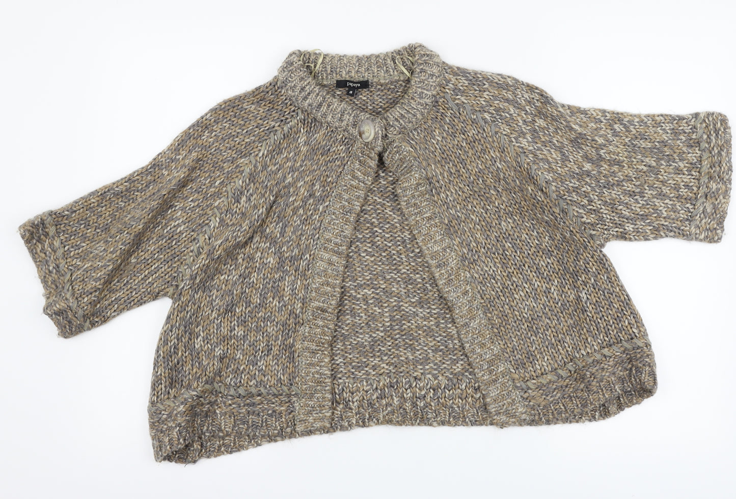 Papaya Womens Brown   Shrug Jumper Size 18
