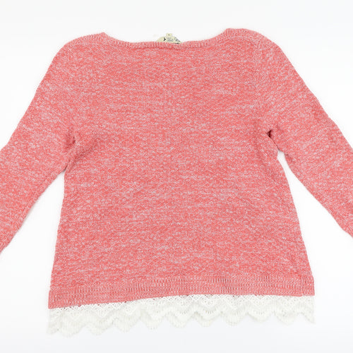 M&Co Womens Pink   Pullover Jumper Size 14