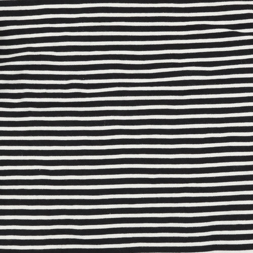 Peter Werth Womens Black Striped  Pullover Jumper Size L