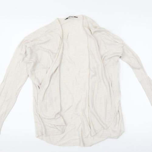 Dorothy Perkins Womens White   Cardigan Jumper Size S