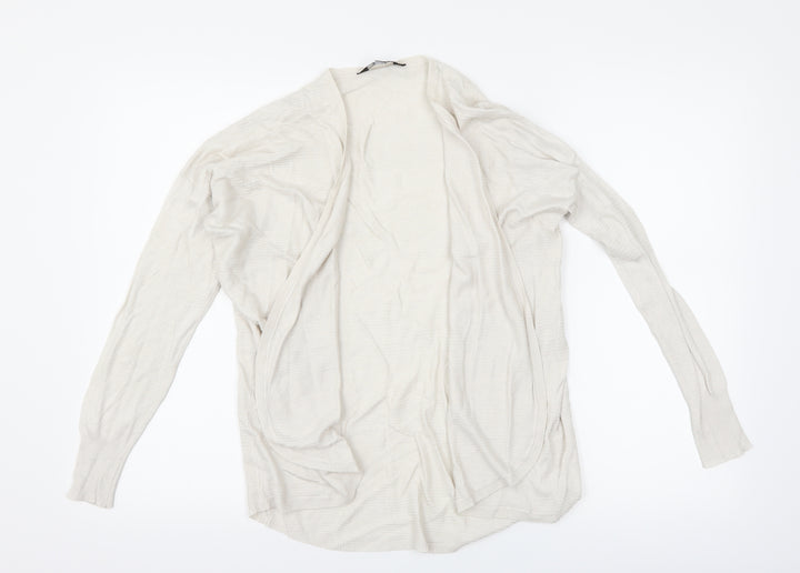 Dorothy Perkins Womens White   Cardigan Jumper Size S