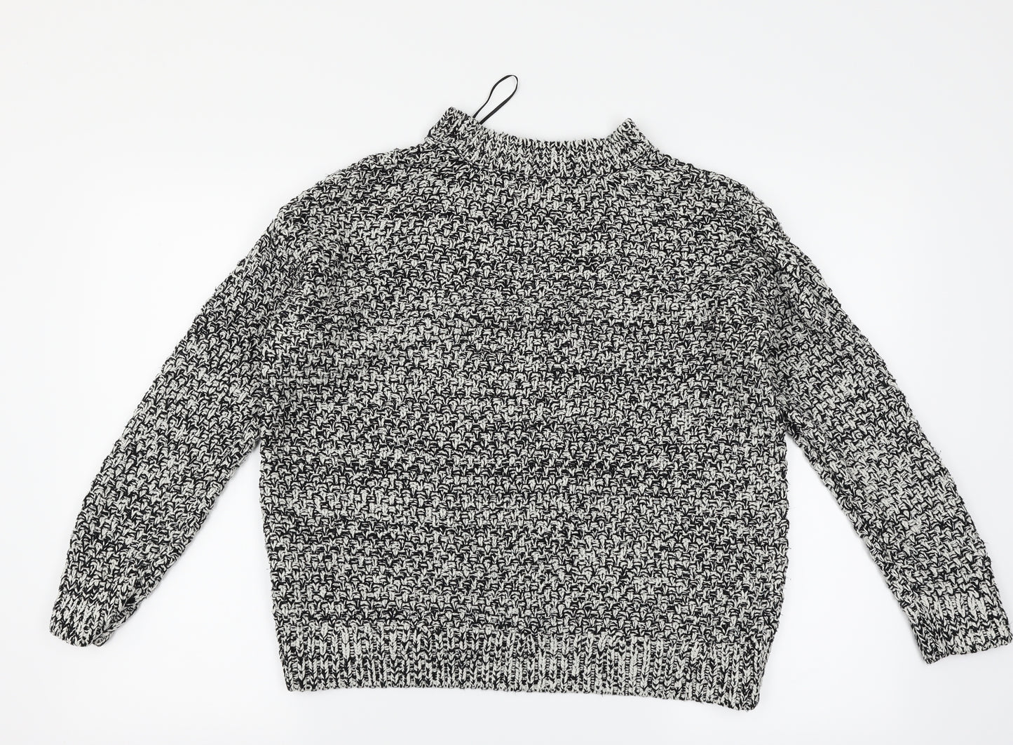 H&M Womens Black   Pullover Jumper Size S