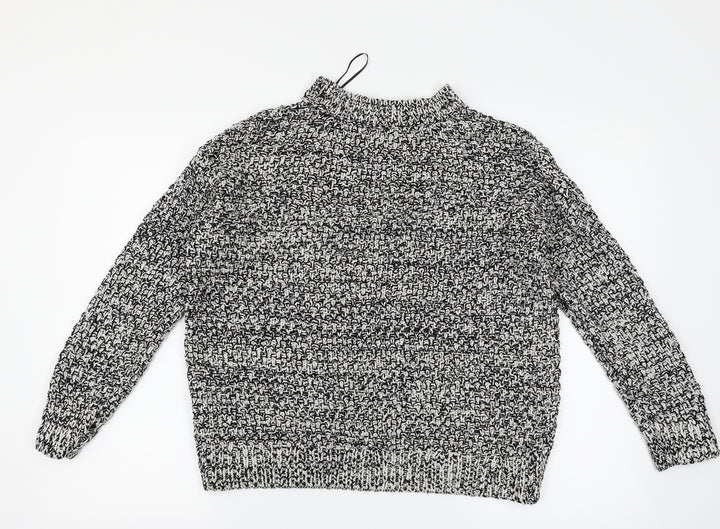 H&M Womens Black   Pullover Jumper Size S