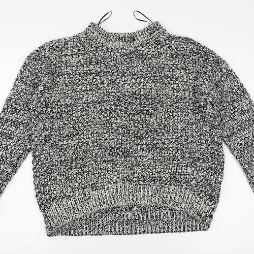 H&M Womens Black   Pullover Jumper Size S