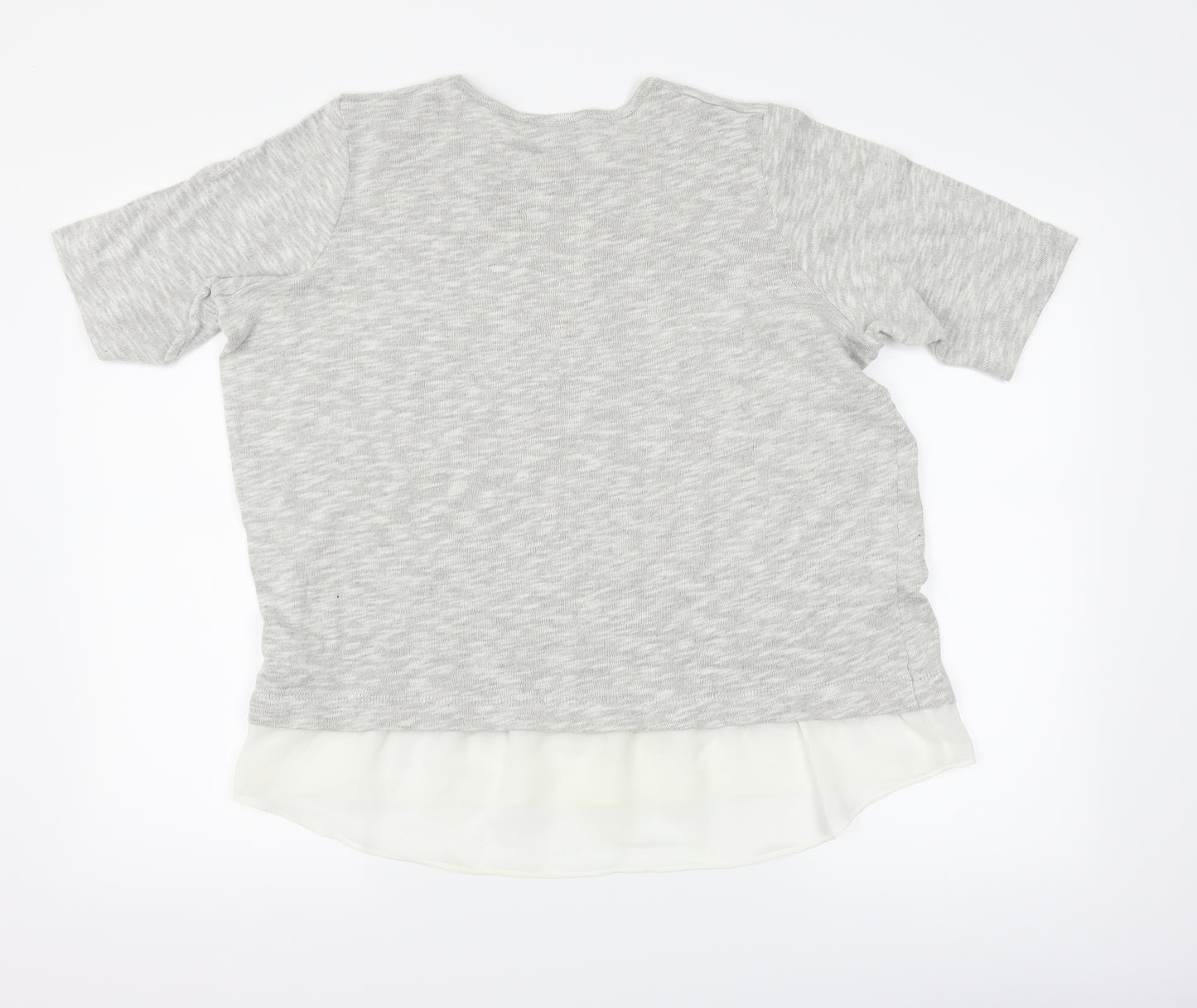 Marks and Spencer Womens Grey   Basic T-Shirt Size 18