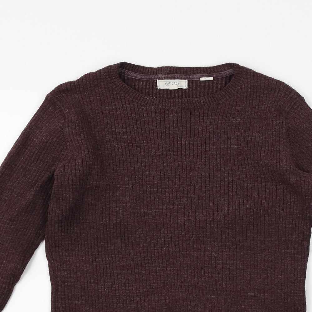 Fat Face Womens Purple   Pullover Jumper Size 12