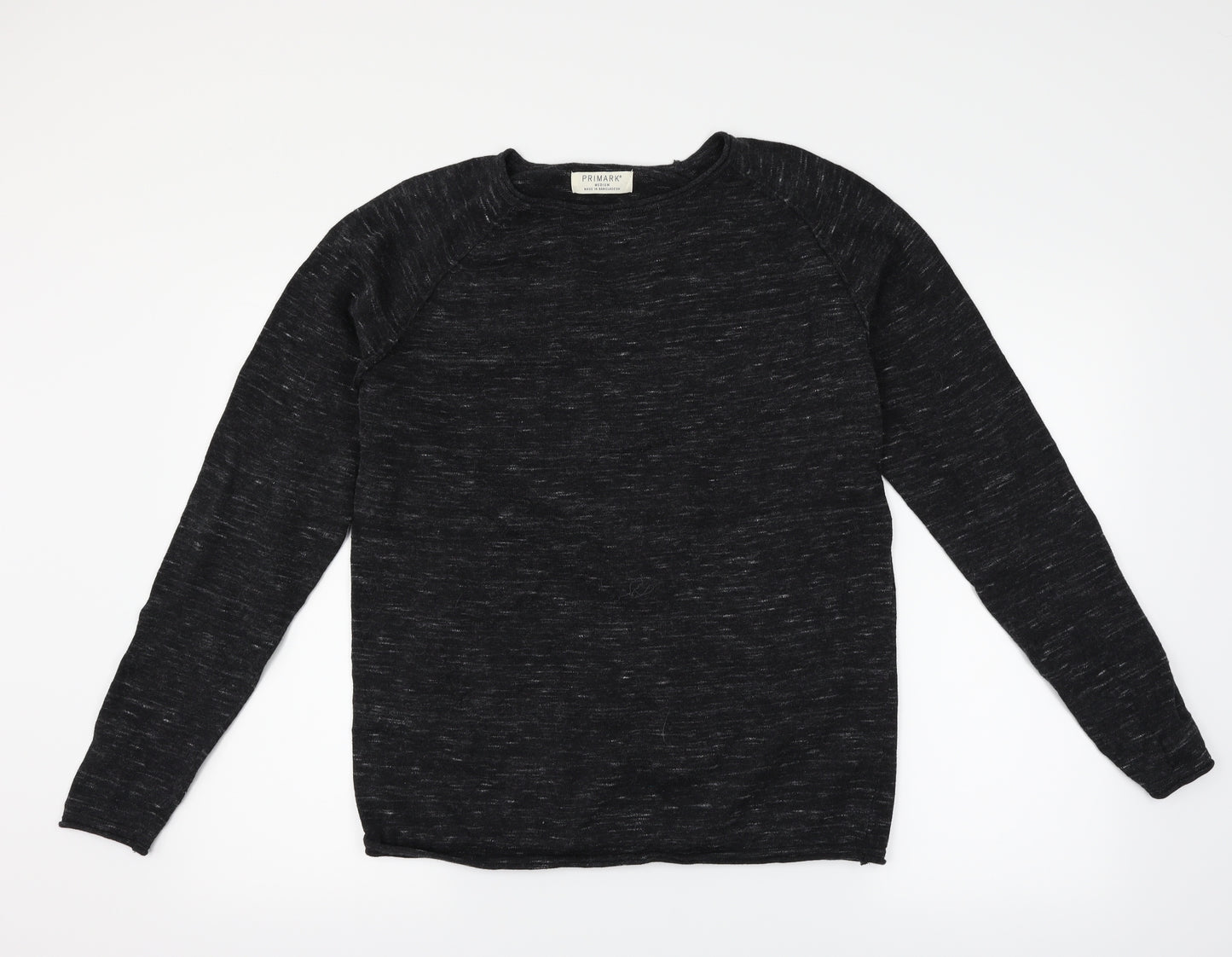 Primark Mens Black   Pullover Jumper Size M