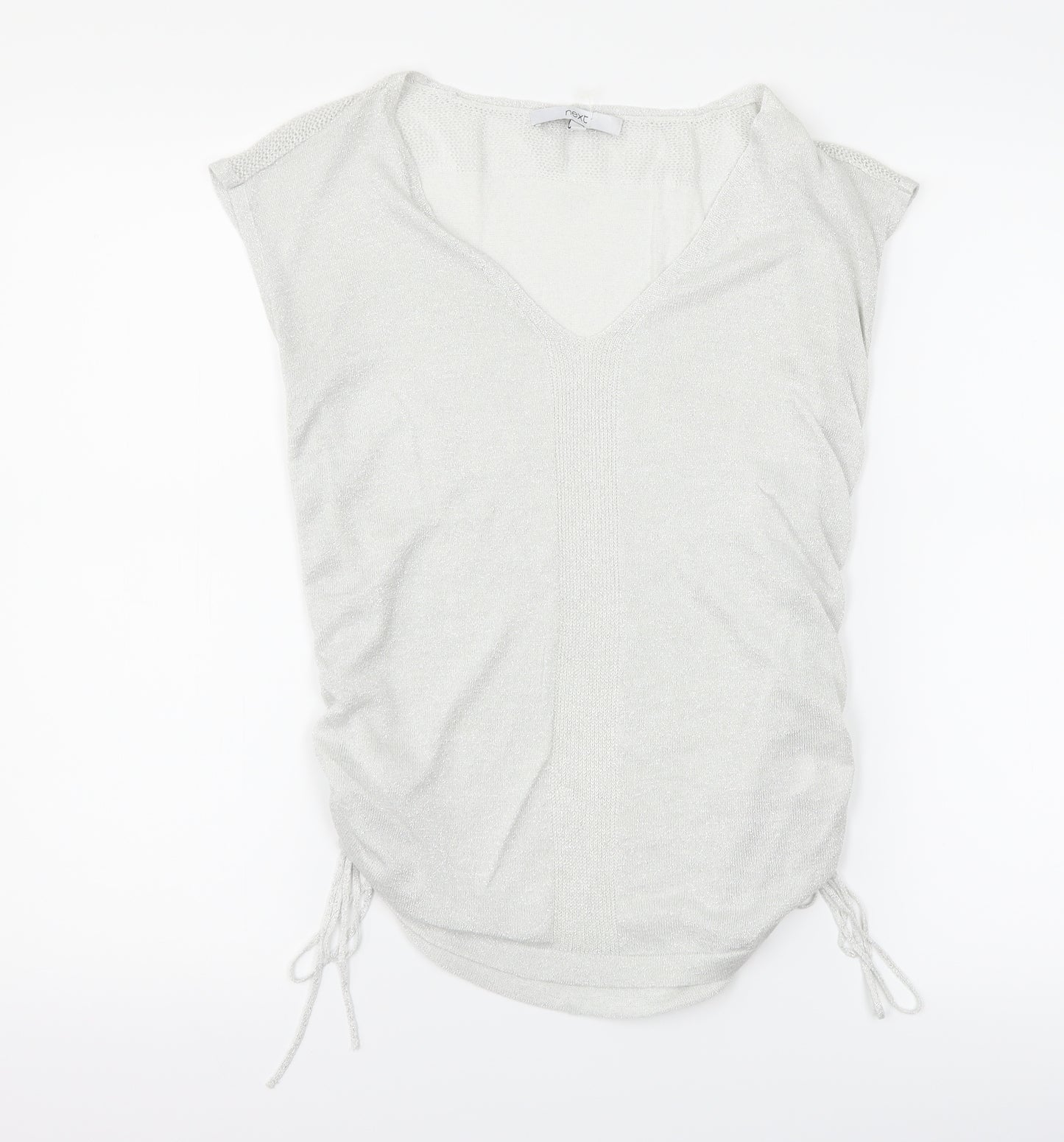 NEXT Womens Silver   Basic T-Shirt Size 6