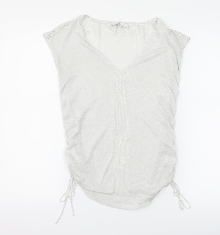 NEXT Womens Silver   Basic T-Shirt Size 6