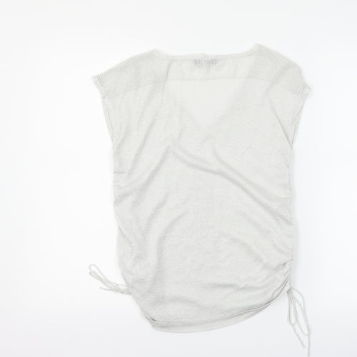 NEXT Womens Silver   Basic T-Shirt Size 6