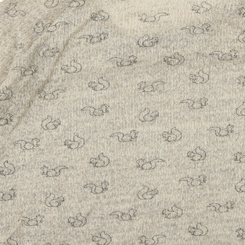 New Look Womens Beige   Pullover Jumper Size 14  - squirrel