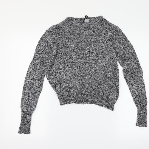 H&M Womens Black   Pullover Jumper Size XS