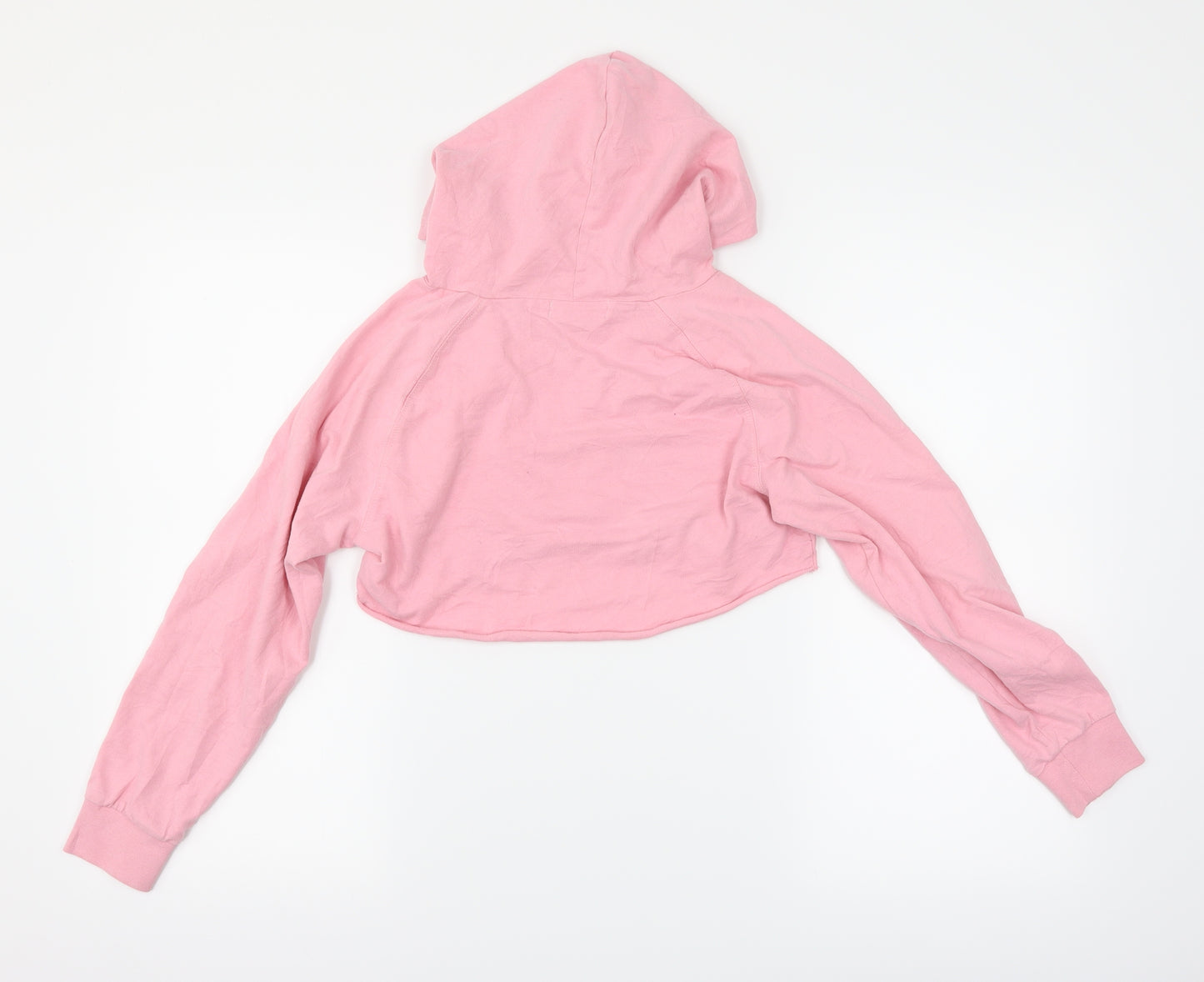 Pineapple Girls Pink   Pullover Hoodie Size 10-11 Years  - Cropped