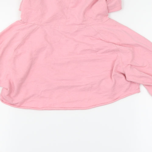 Pineapple Girls Pink   Pullover Hoodie Size 10-11 Years  - Cropped
