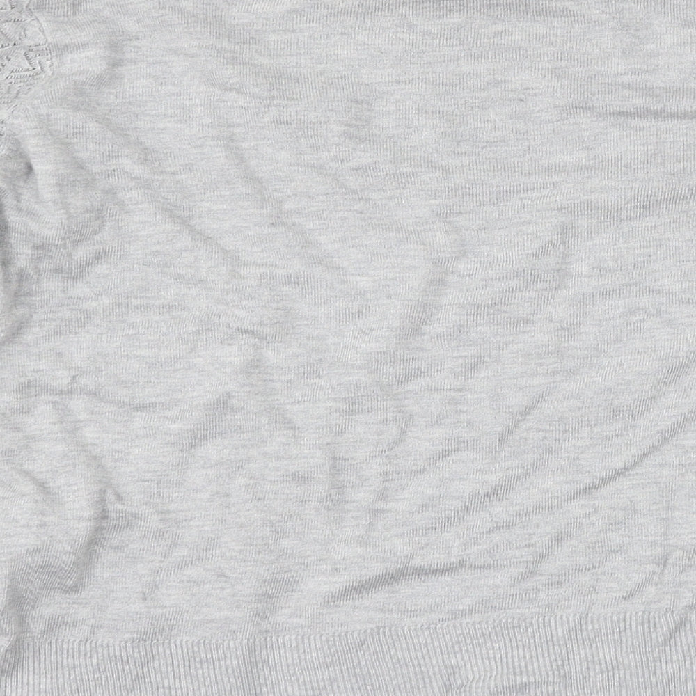 Warehouse Womens Grey   Pullover Jumper Size 16