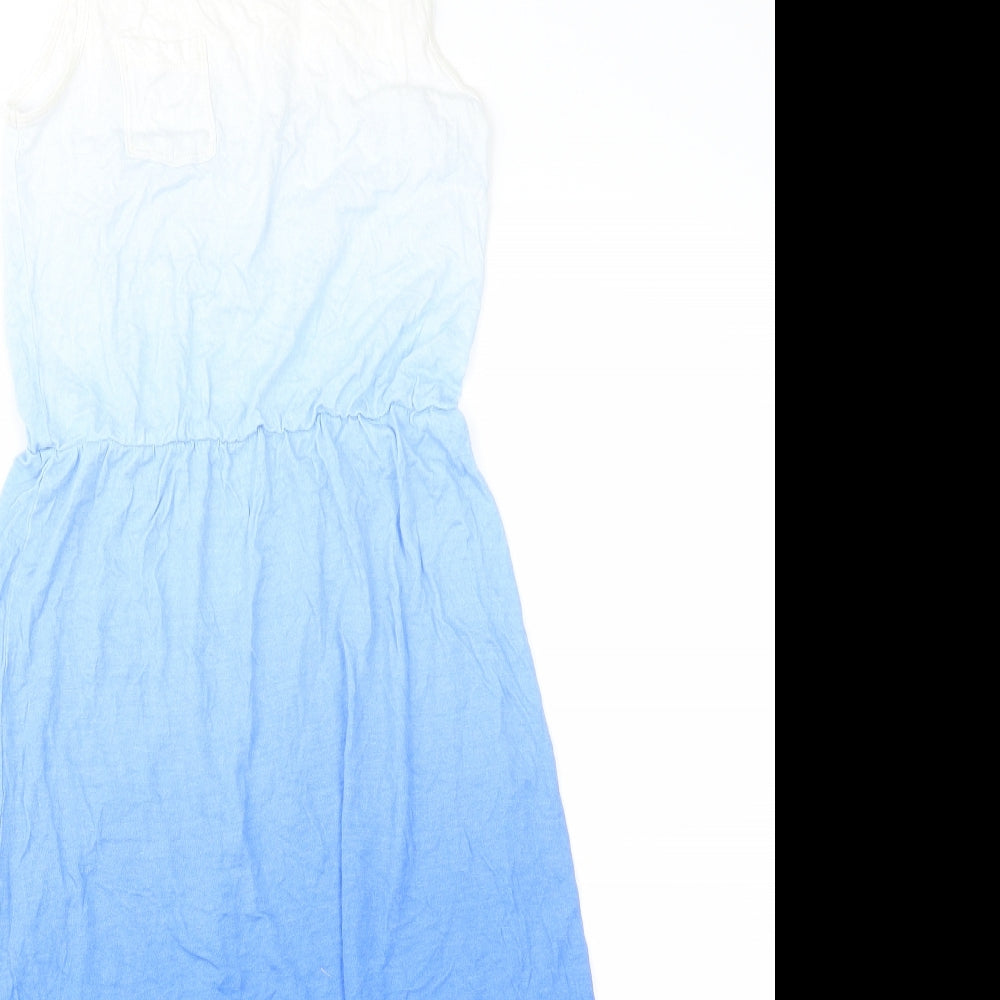 H&M Girls Blue  Jersey Fit & Flare  Size 11-12 Years