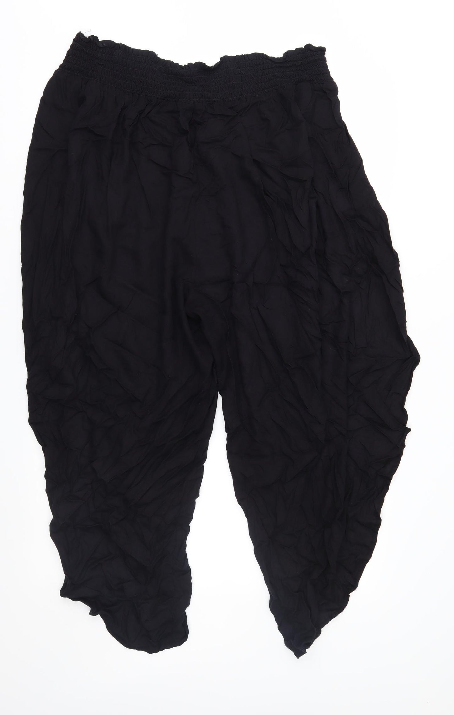 Primark Womens Black   Harem Trousers Size XL L26 in