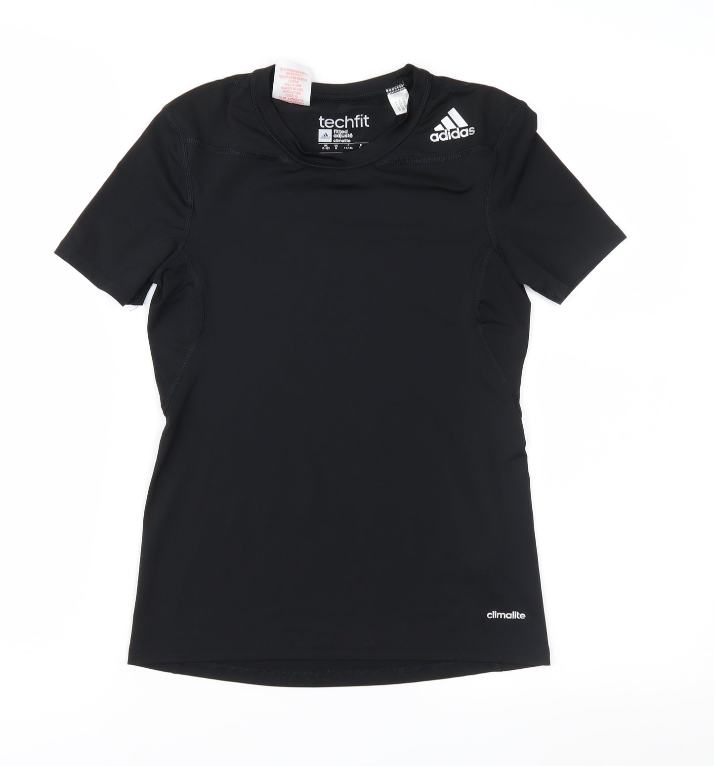adidas Girls Black   Basic T-Shirt Size 11-12 Years