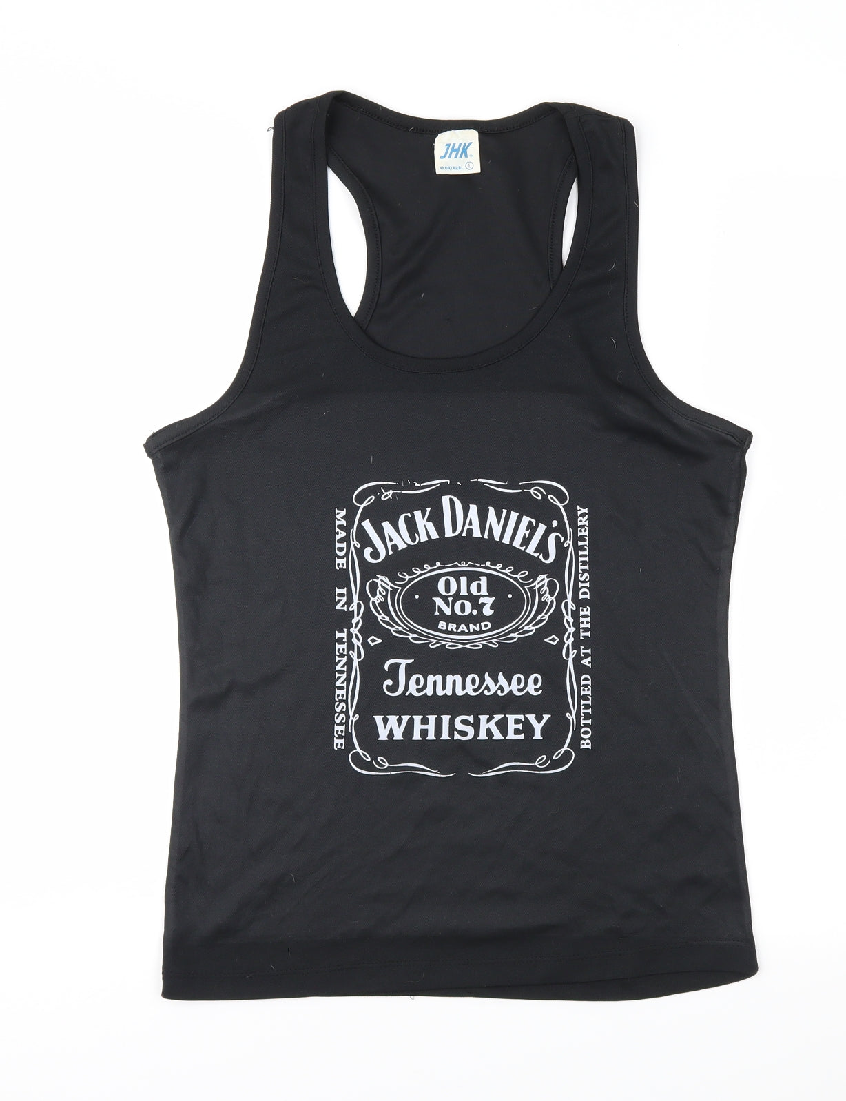 JHK Mens Black   Basic Tank Size L