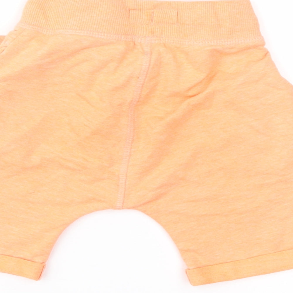 NEXT Boys Orange  Jersey Sweat Shorts Size 2-3 Years