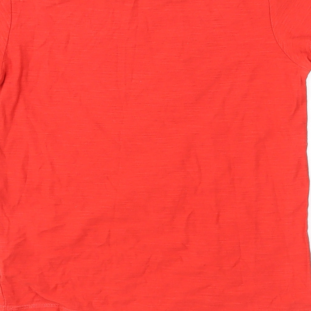 Matalan Boys Red  Jersey Basic T-Shirt Size 3-4 Years