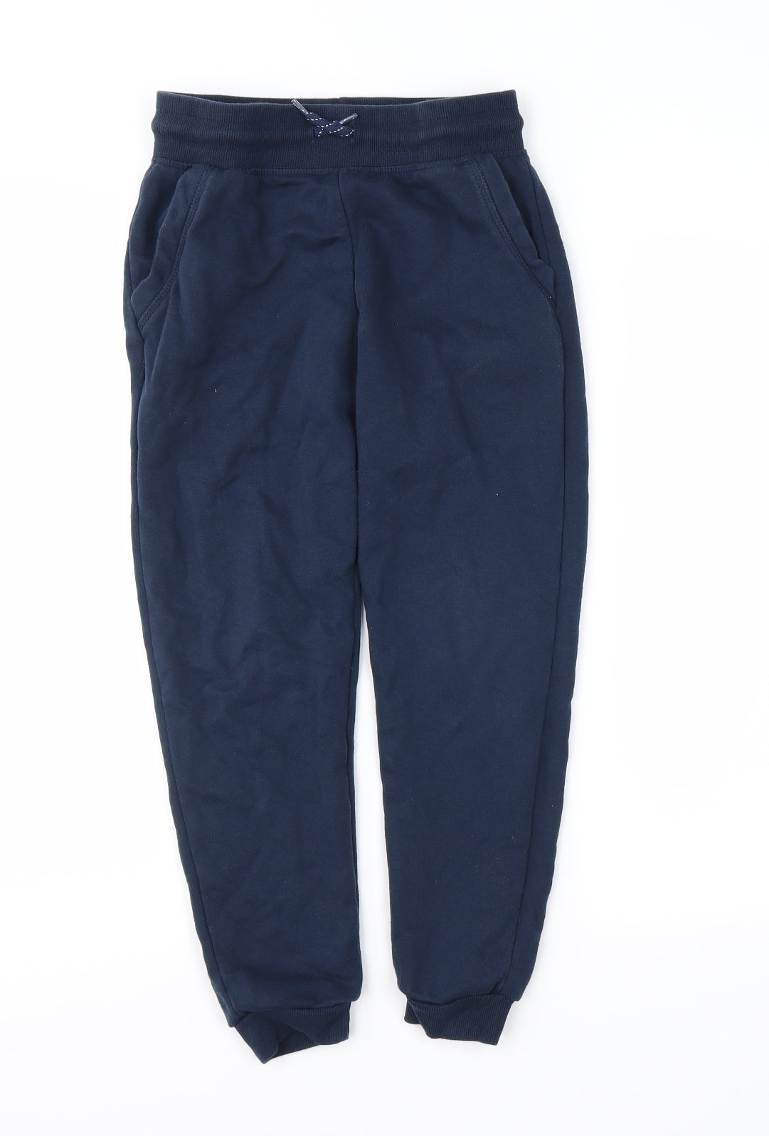 Primark Boys Blue  Jersey Jogger Trousers Size 8-9 Years