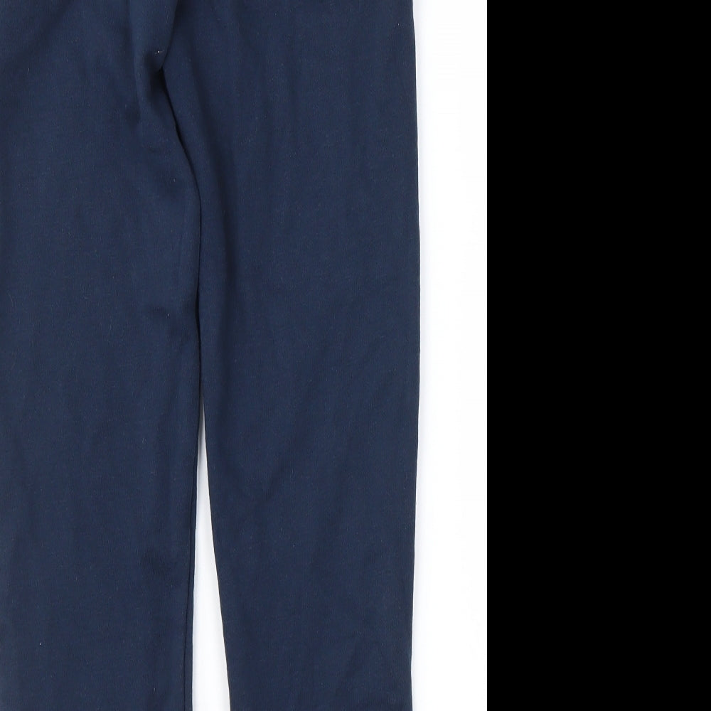 Primark Boys Blue  Jersey Jogger Trousers Size 8-9 Years