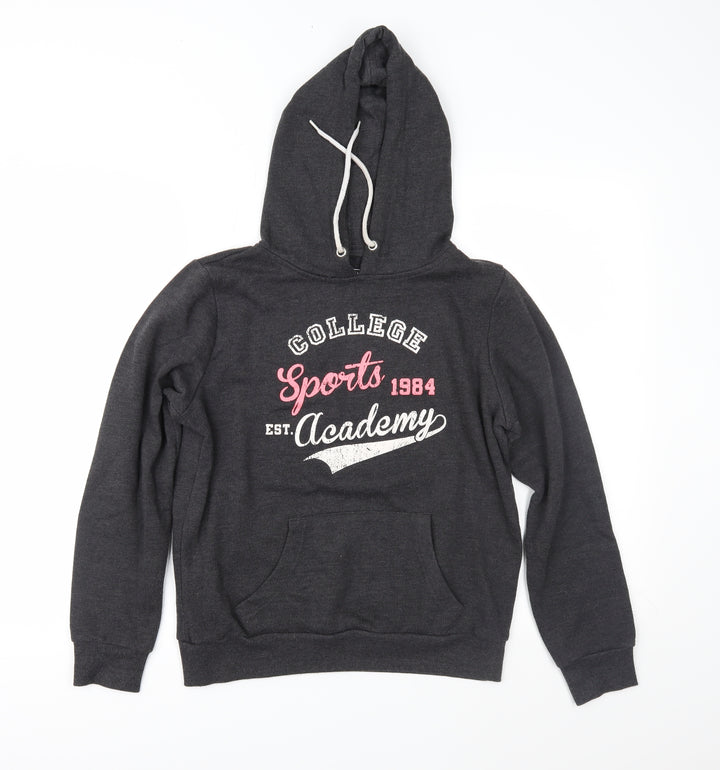 Atmosphere Womens Grey Pullover Hoodie Size 10