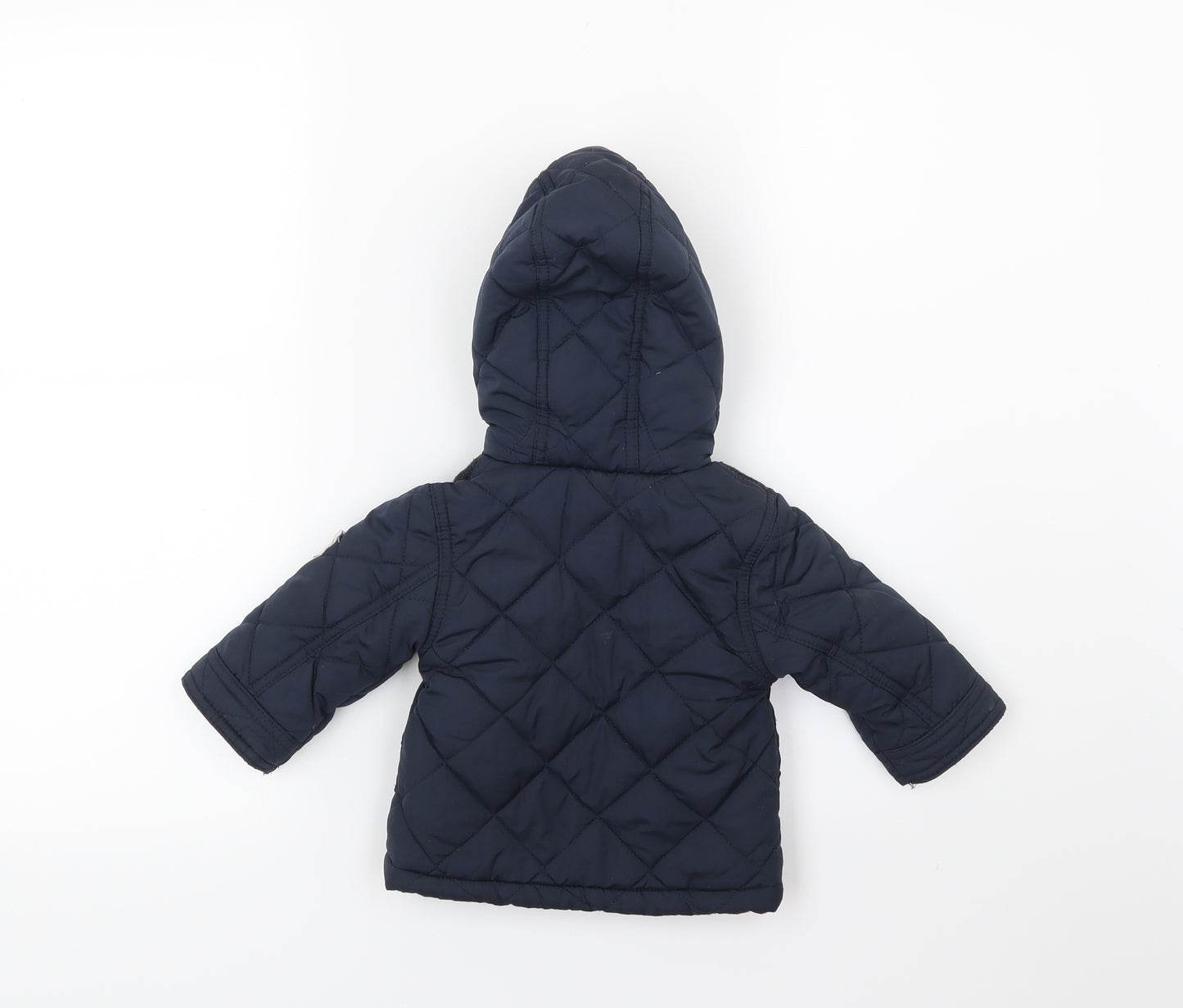 Jasper Conran Boys Blue Argyle/Diamond  Jacket  Size 36 Months