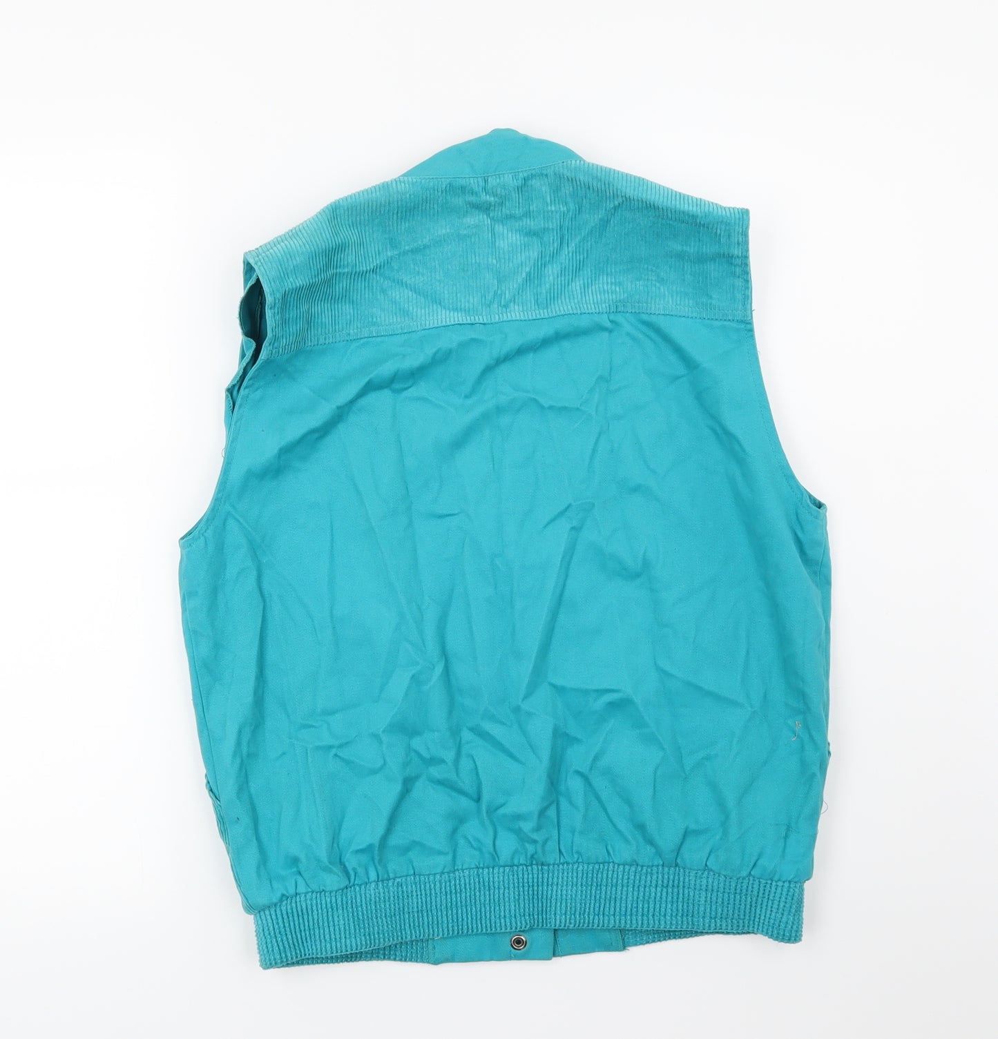 ECCO Womens Blue  Denim Gilet Jacket Size 10