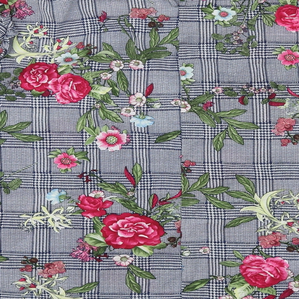 Jeuvre Womens Multicoloured Floral  Basic Blouse Size S