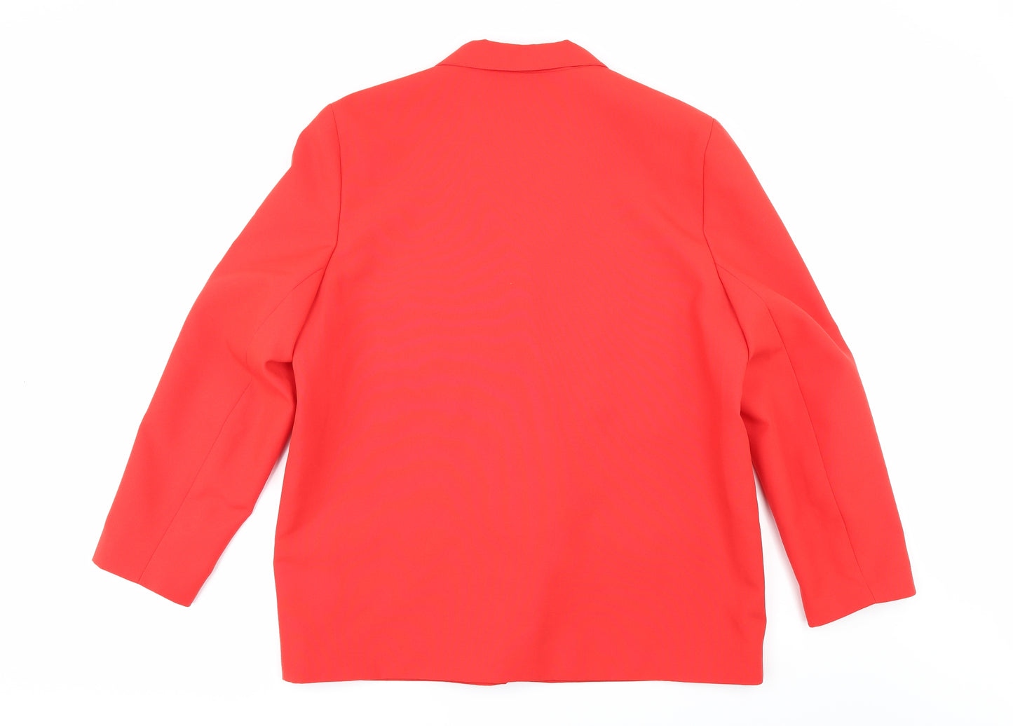 First Avenue Womens Orange   Jacket Blazer Size 16