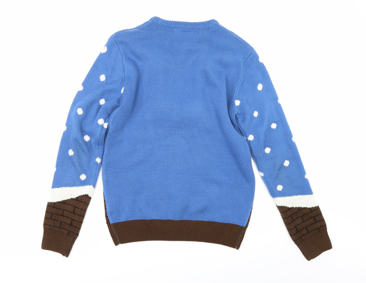 Cedar Wood State Mens Blue   Pullover Jumper Size S  - CHRISTMAS