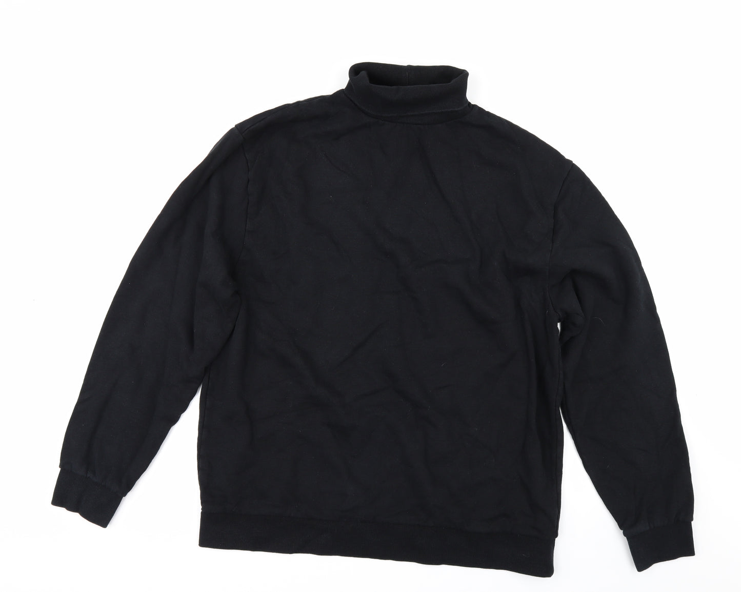 Topman Mens Black   Pullover Sweatshirt Size L