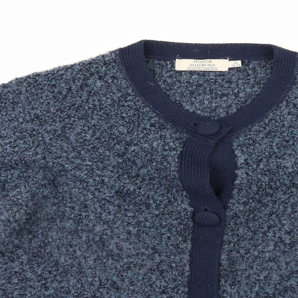 EWM Womens Blue   Cardigan Jumper Size XL