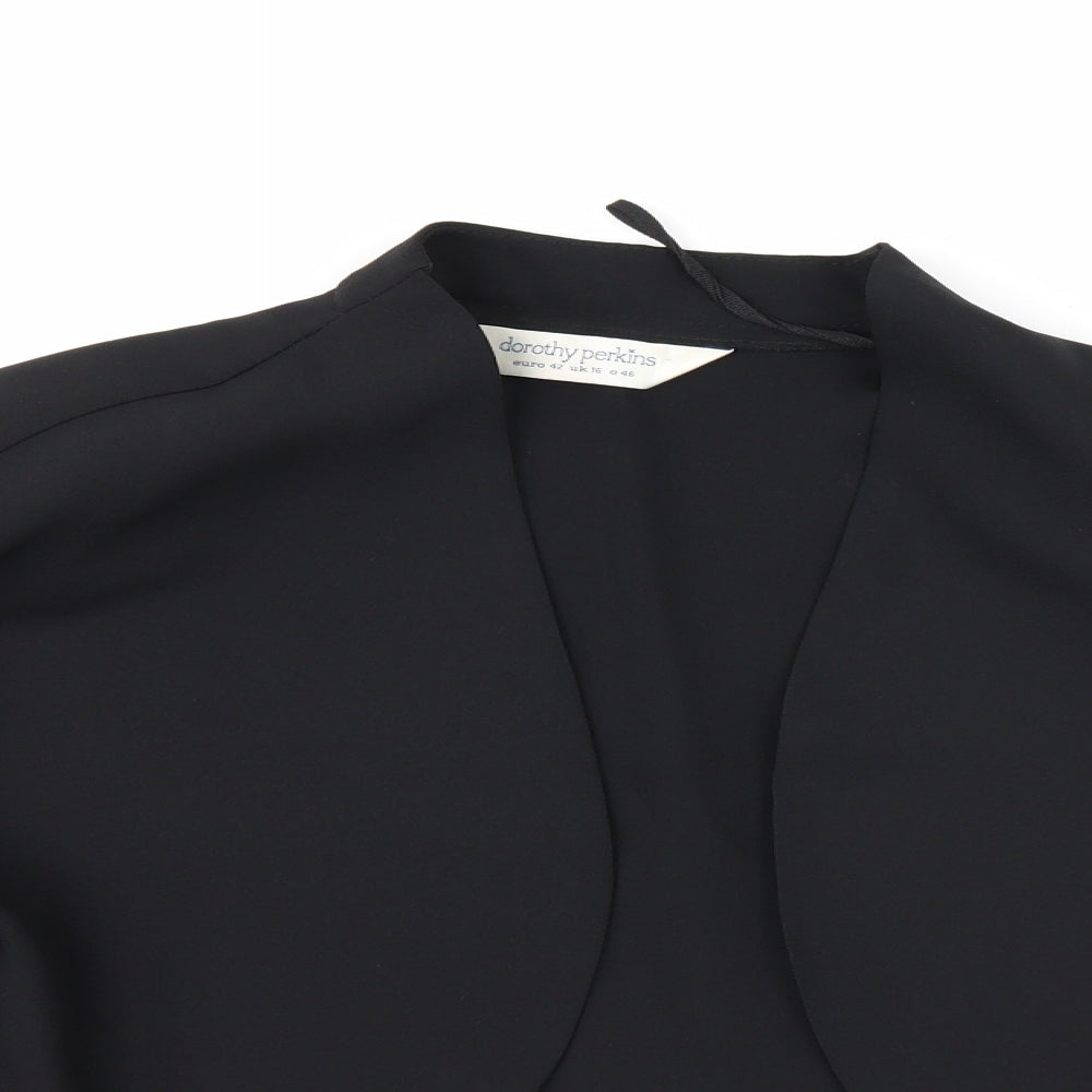 Dorothy Perkins Womens Black   Jacket  Size 16