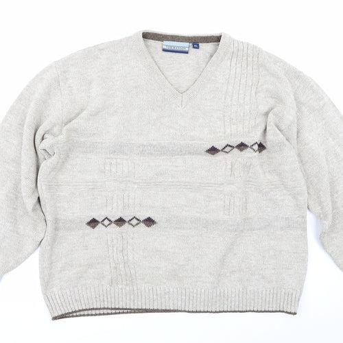 Tom Hanson Mens Beige   Pullover Jumper Size XL
