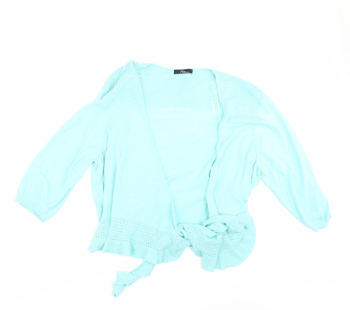 BM Womens Gold   Cardigan Jumper Size XL