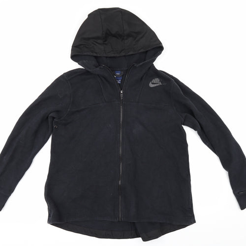 Nike Womens Black   Full Zip Hoodie Size M