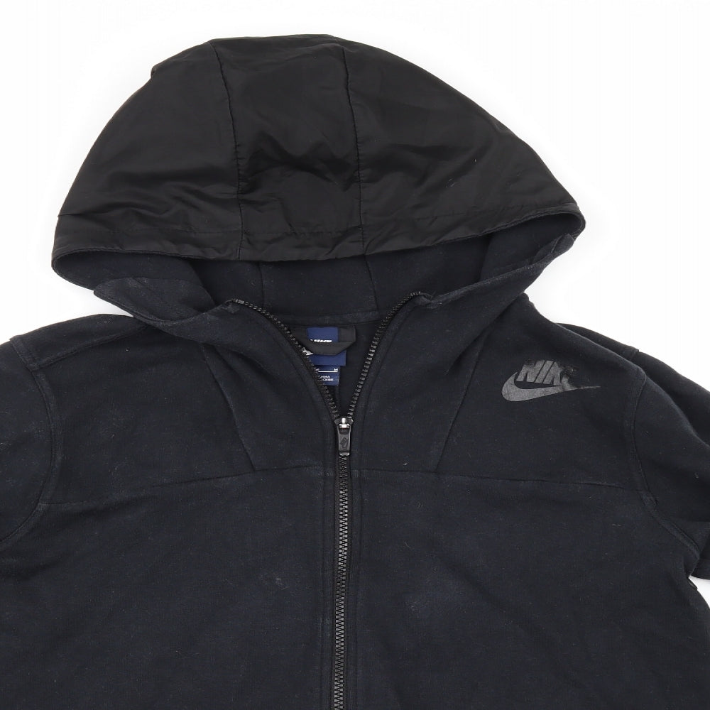 Nike Womens Black   Full Zip Hoodie Size M