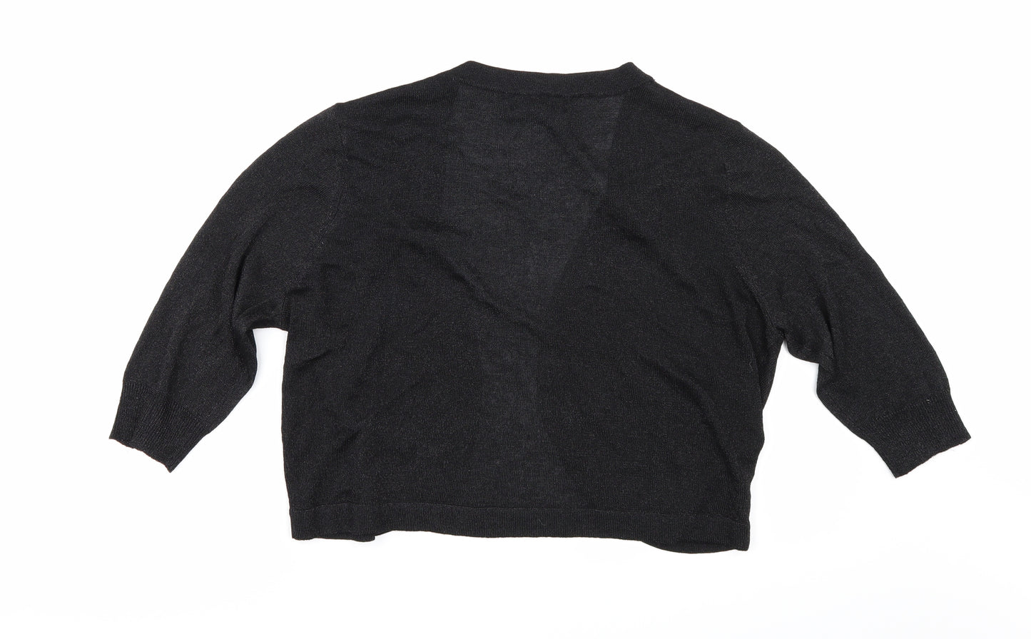 Debenhams Womens Black   Shrug Jumper Size 14