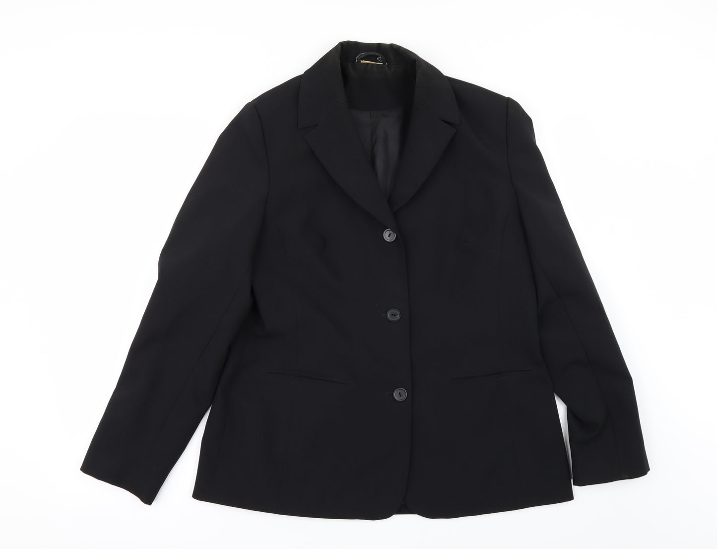 Preworn Womens Black   Jacket  Size 14  - `