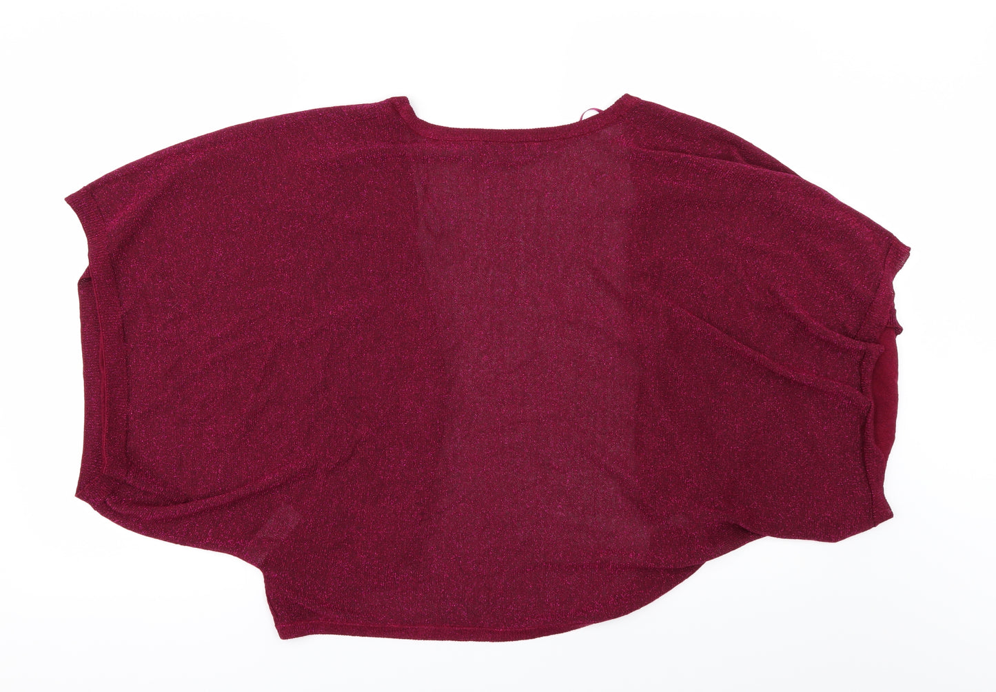 E-vie Womens Pink   Shrug Jumper Size 14