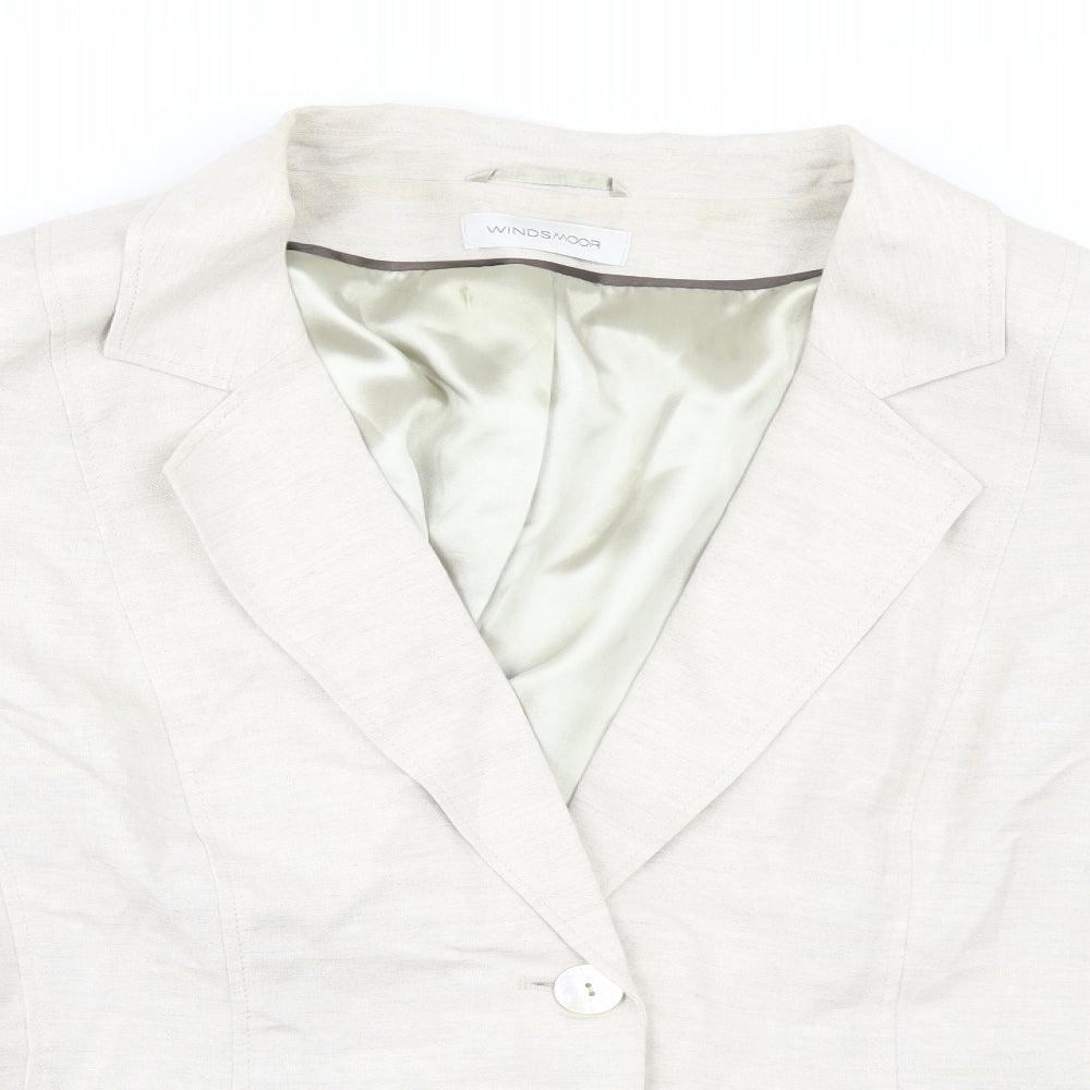 Windsmoor Womens Beige   Jacket  Size 18