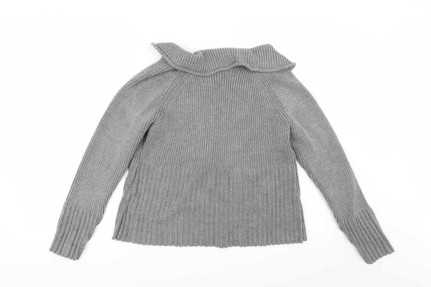 Marks and Spencer Womens Grey   Cardigan Jumper Size 14