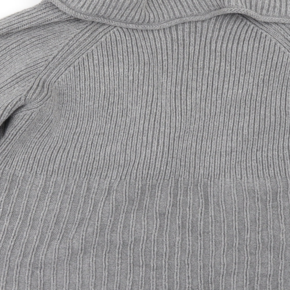 Marks and Spencer Womens Grey   Cardigan Jumper Size 14