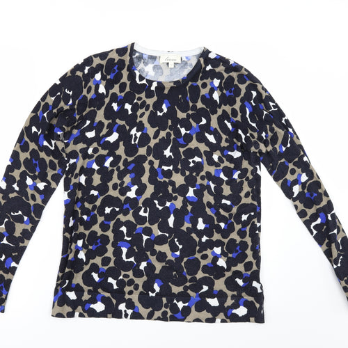 Linea Womens Multicoloured Animal Print  Pullover Jumper Size 12