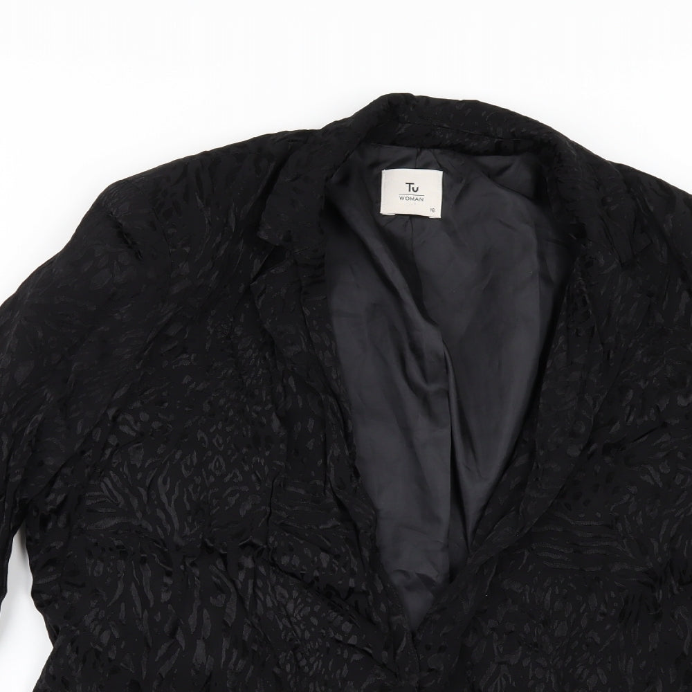 TU Womens Black   Jacket  Size 16
